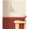 Caselio|Papier peint rayures verticales tons rouges|Rayures
