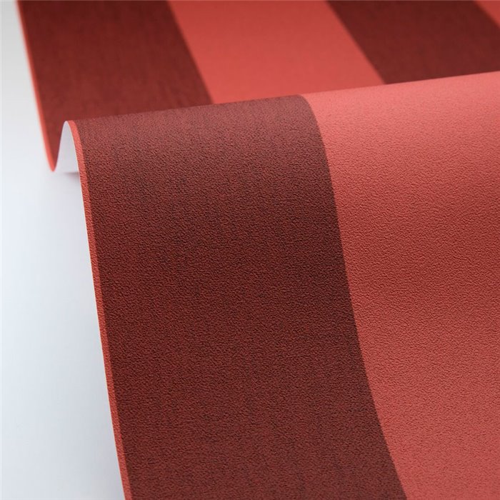 Caselio|Vertical red-toned striped wallpaper|Stripes