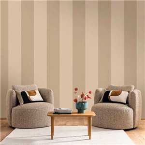 Cristiana Masi|Wallpaper beige and white stripes|Stripes 2