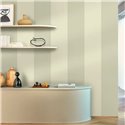 Caselio|Extra-wide green living room striped wallpaper|Stripes