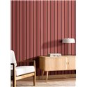 Caselio|Papier peint rayures rouges moderne|Rayures