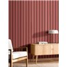 Caselio|Papier peint rayures rouges moderne|Rayures