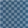 Caselio|Wallpaper with blue checkered pattern, ideal for bathroom|Checkered