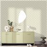 Caselio|Wallpaper with green checkered pattern, Scandinavian style|Checkered