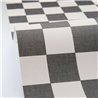 Caselio|Papier peint damier noir et blanc style échiquier|Carreaux