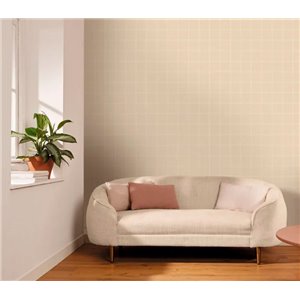 As Creation|Wallpaper timeless brown squares|Checkered 2