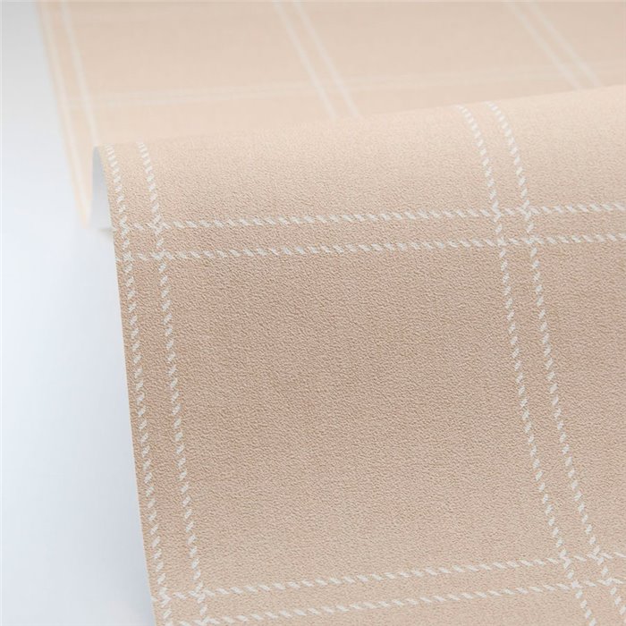 Caselio|Papier peint tartan beige à carreaux élégants|Carreaux