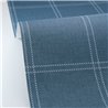 Caselio|Papier peint tartan bleu à effet textile|Carreaux