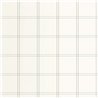 Caselio|Papier peint à carreaux écossais blancs style tartan|Carreaux