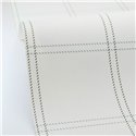Caselio|White Scottish check wallpaper in tartan style|Checkered
