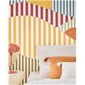 Caselio|Wall mural abstract striped multicolor landscape|Wallmurals
