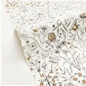 Caselio|Black and white floral wallpaper with a poetic touch|Floral