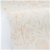 Caselio|Artistic and charming white and gold wildflower wallpaper|Wallpaper