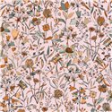 Caselio|Scandinavian style pink flower garden wallpaper|Floral
