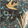 Caselio|Papier peint jardin de fleurs sauvages sur fond noir|Papier Peint