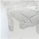 Caselio|Black and white engraved lotus flower wallpaper|Floral