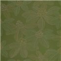 Caselio|Stylized moss green lotus flower wallpaper|Wallpaper
