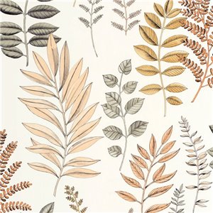 Casadeco|Scandinavian wildflower wallpaper in black and white|Scandinavian