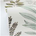 Caselio|Papel pintado estilo botánico con hojas dibujadas|Floral