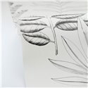 Caselio|papel pintado botánico, grabados de hojas blanco y negro|Floral