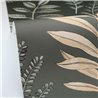 Caselio|Papier peint feuilles vertes, style botanique scandinave|Floral