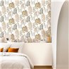 Caselio|Tapete schmale beige Schlafzimmerstreifen|Streifen