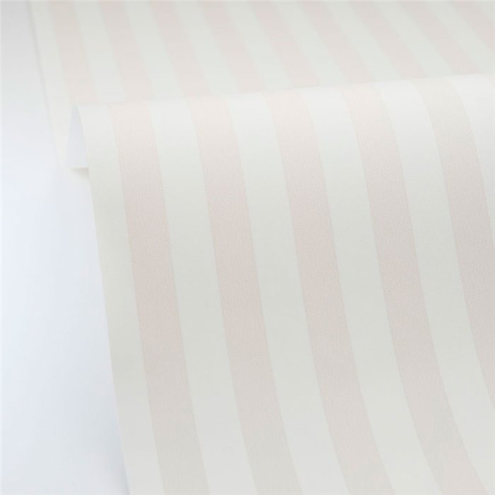 Caselio|Papier peint rayures étroites beige chambre|Rayures