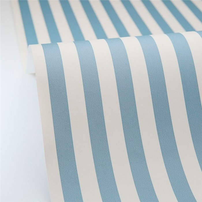 Caselio|Narrow blue striped wallpaper|Stripes