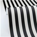 Caselio|Black and white striped wallpaper for bedrooms|Stripes