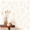 Caselio|Wallpaper with small wildflowers in soft tones|Wallpaper