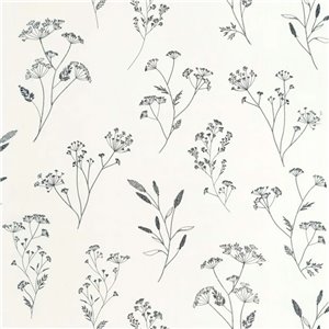 Papeldecor|Gold and Gray Metalized Palm Leaves Wallpaper|Floral