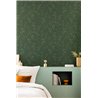 Caselio|Wallpaper with green floral patterns|Floral