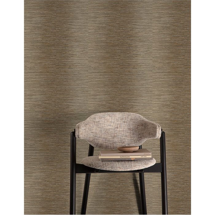 Grandeco|Papier peint texture artisanale marron|Abstrait