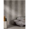 Grandeco|Dark gray textile-effect wallpaper|Abstract