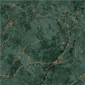 Casadeco|Emerald green muslin fabric wallpaper|Green