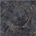 Grandeco|Papier peint marbre foncé veines dorées|Imitation Marbre