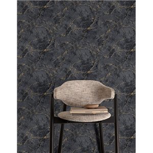 Papeldecor|Tapete Glitzer-Effekt Mica Silber|Marmorimitat 2