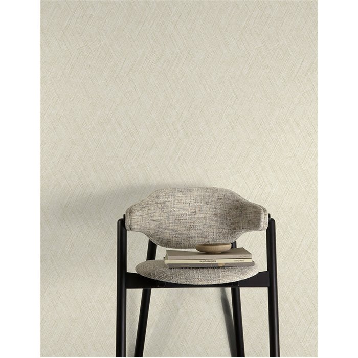 Grandeco|Papel pintado textura geométrica clara y elegante|Papel Pintado