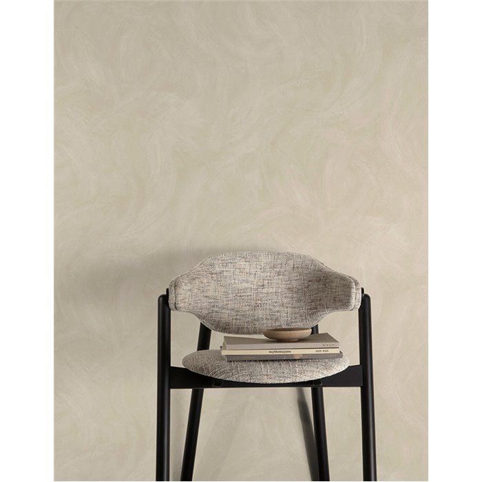 Grandeco|Papier peint effet stuc tons sable|Imitation Stuc