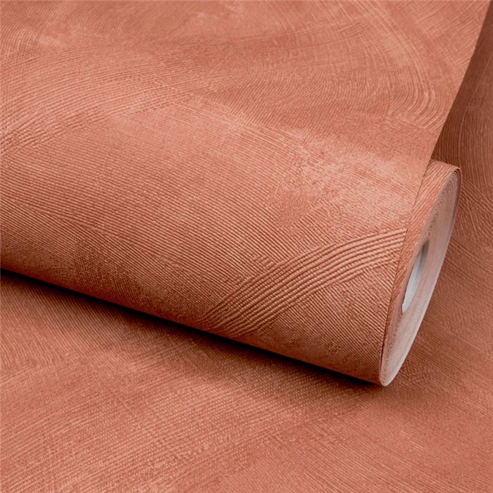 Grandeco|Terracotta Stuckeffekt-Tapete|Stuckimitat
