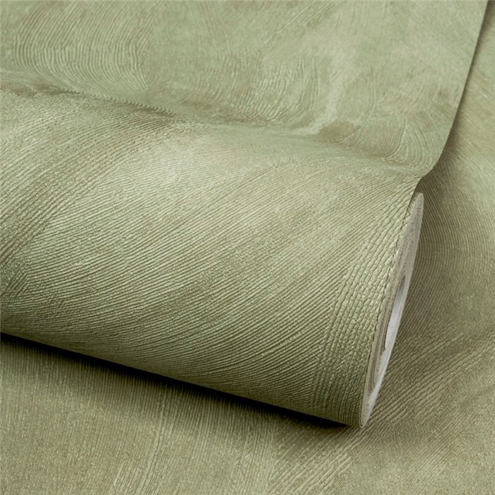Papel pintado estuco verde efecto artística - Grandeco Textured Vibes A78709