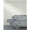 Grandeco|Papier peint traits effet stuc blanc|Imitation Stuc