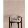 Grandeco|Papier peint stuc rose poudré|Imitation Stuc