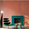 Elitis|Papier peint marqueterie couleur corail inspiration art déco|Haut Gamme