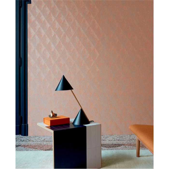 Elitis|Papel pintado moderno rombos brillantes 3D|Alta Gama