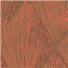 Elitis|Modern wallpaper with metallic copper diamonds|Wallpaper