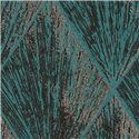 Elitis|Modern Art Deco wallpaper in turquoise green and silver|High-End
