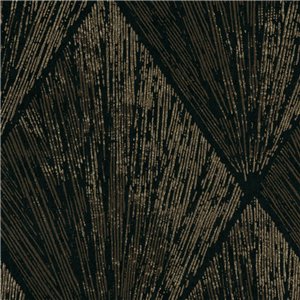 Architects Paper|Papel pintado geométrico gris y negro|Art Deco