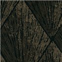 Elitis|Papier peint moderne losanges noir et or style art déco|Haut Gamme