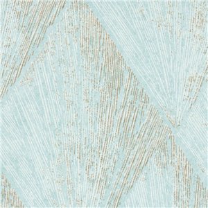 Elitis|Moderne Tapete mit schwarzen und goldenen Rauten im Art-Déco-Stil|Hochwertige